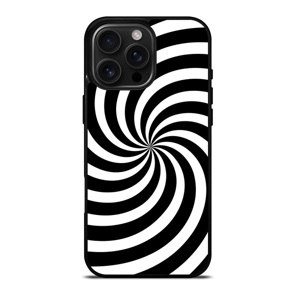 SPIRAL BLACK iPhone Case Cover
