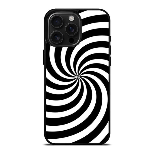 SPIRAL BLACK iPhone Case Cover