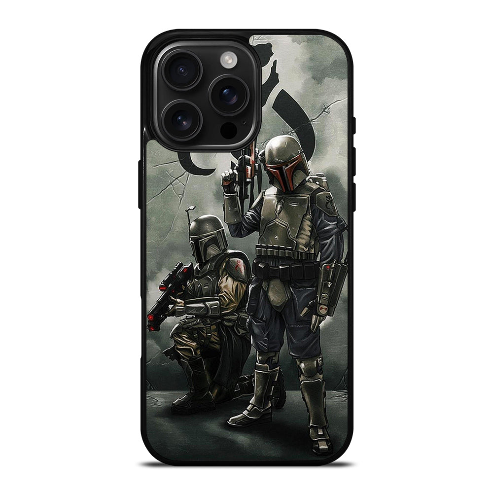 STAR WARS BOBA FETT MANDALORIAN ART iPhone Case Cover