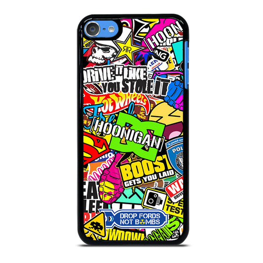 STICKER BOMB DC HOONIGAN iPod Touch Case Cover
