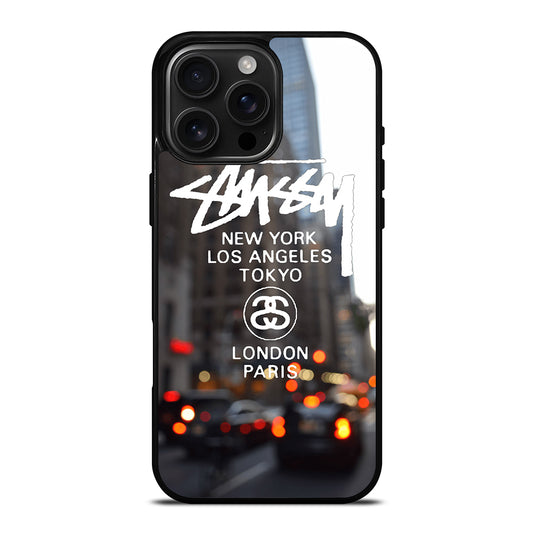 STUSSY CITY LOGO iPhone Case Cover