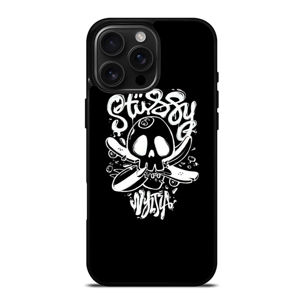 STUSSY SKULL LOGO iPhone Case Cover