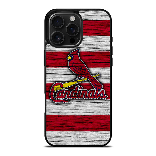ST LOUIS CARDINALS WOODEN iPhone Case Cover