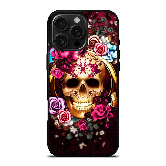 SUGAR SKULL FLORAL iPhone Case Cover