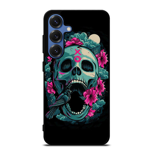 SUGAR SKULL FLOWER Samsung Galaxy Case Cover