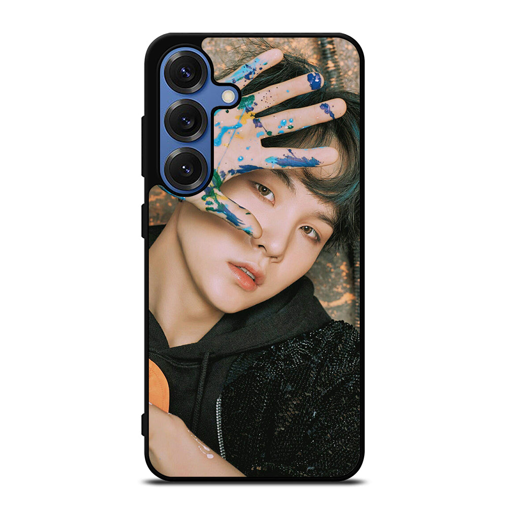 SUGA BTS BANGTAN BOYS FACE Samsung Galaxy Case Cover
