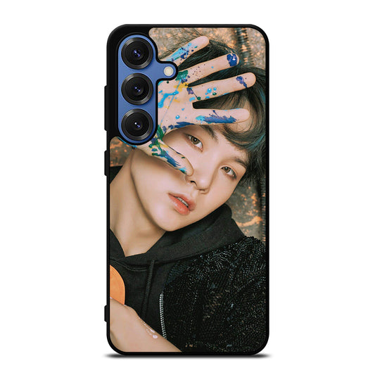 SUGA BTS BANGTAN BOYS FACE Samsung Galaxy Case Cover
