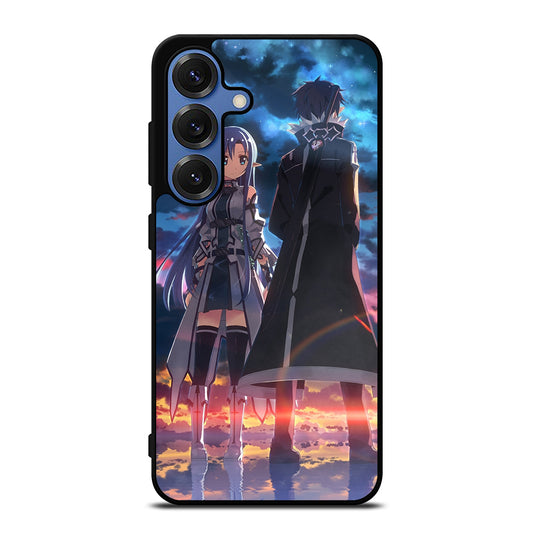 SWORD ART ONLINE ANIME KIRITO AND ASUNA Samsung Galaxy Case Cover