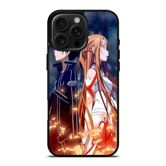 SWORD ART ONLINE KIRITO AND ASUNA 2 iPhone Case Cover