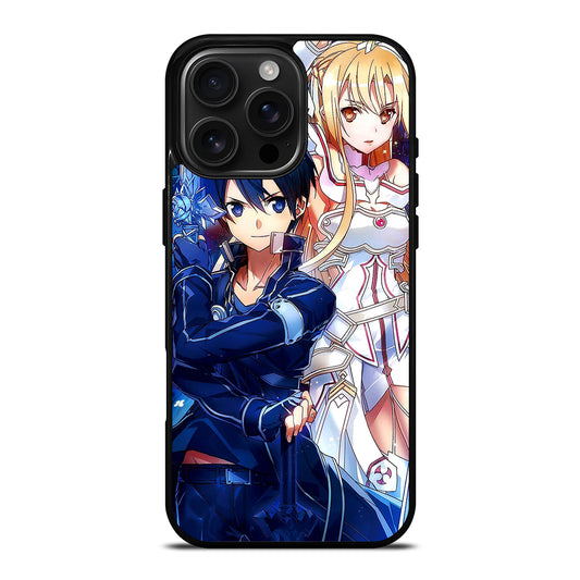 SWORD ART ONLINE KIRITO AND ASUNA 3 iPhone Case Cover