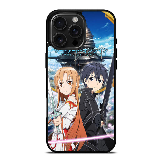 SWORD ART ONLINE KIRITO AND ASUNA ANIME iPhone Case Cover