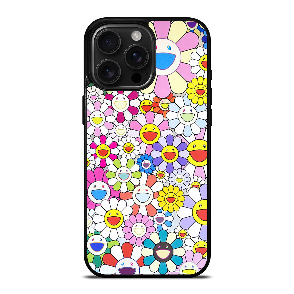 TAKASHI MURAKAMI FLOWERS PATTERN iPhone Case Cover