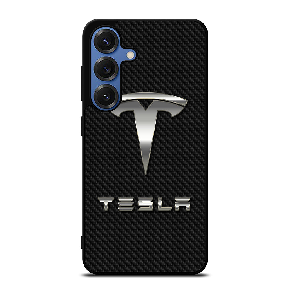 TESLA CARBON LOGO Samsung Galaxy Case Cover