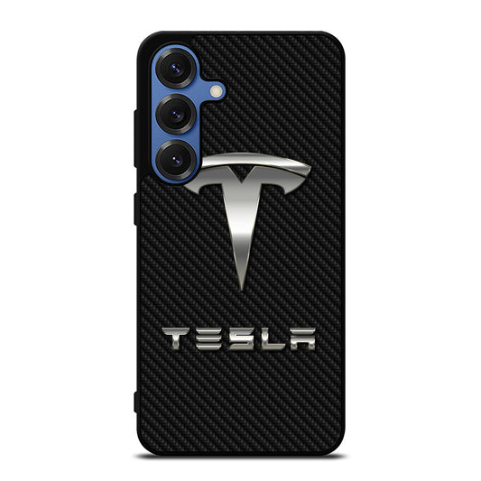 TESLA CARBON LOGO Samsung Galaxy Case Cover