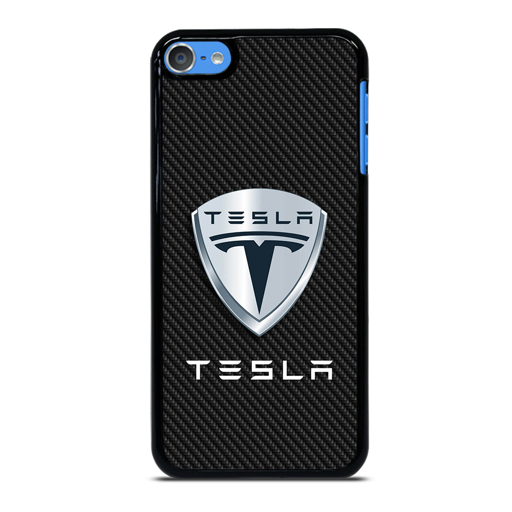 TESLA LOGO CARBON iPod Touch Case Cover