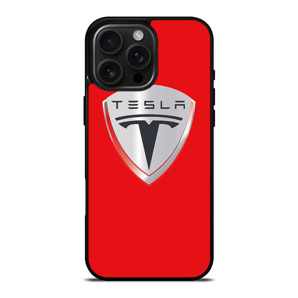 TESLA RED LOGO iPhone Case Cover