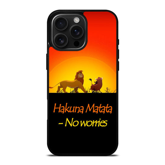 THE LION KING HAKUNA MATATA 2 iPhone Case Cover