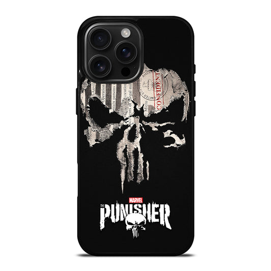 THE PUNISHER MARVEL SKULL LOGO 1 iPhone Case Cover