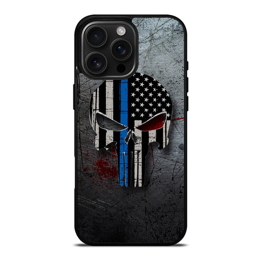THIN BLUE LINE PUNISHER iPhone Case Cover