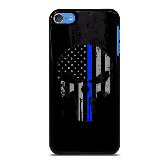THIN BLUE LINE PUNISHER BLACK iPod Touch Case Cover