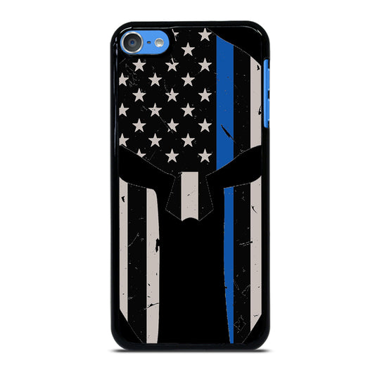 THIN BLUE LINE PUNISHER SKULL 1 iPod Touch Case Cover