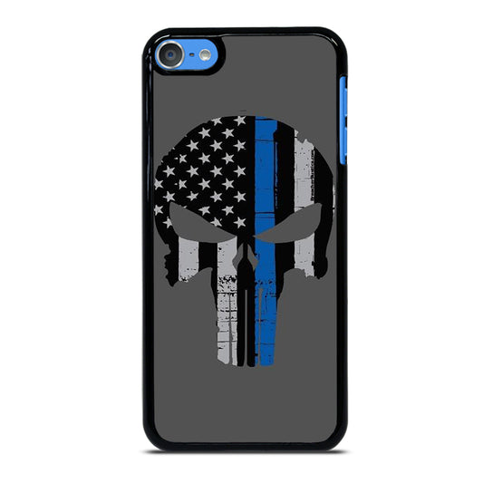 THIN BLUE LINE PUNISHER SKULL 2 iPod Touch Case Cover