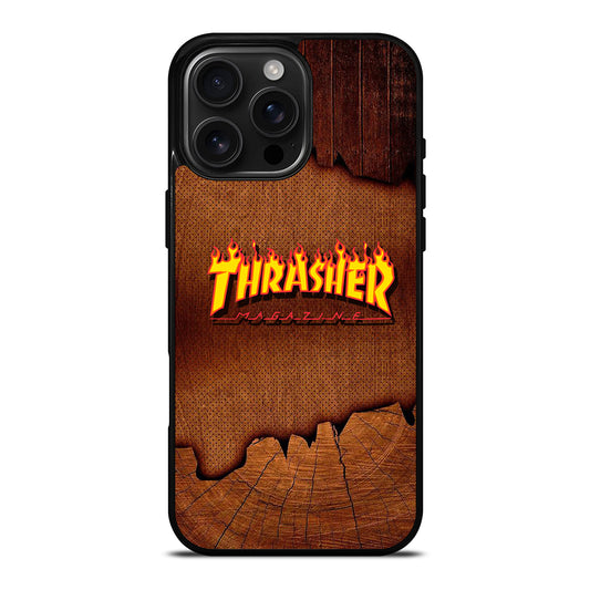 THRASER MAGAZINE WOODEN iPhone Case Cover