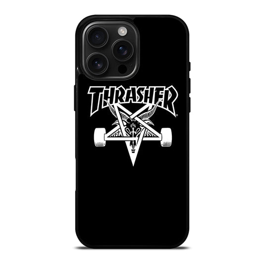 THRASER SKATEBOARD BLACK iPhone Case Cover