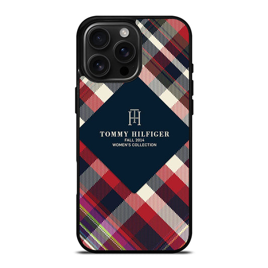 TOMMY HILFIGER LOGO PLAID iPhone Case Cover