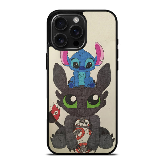 TOOTHLESS AND STITCH iPhone Case Cover