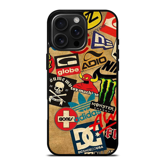 TOY MACHINE SKATEBOARD COLLAGE iPhone Case Cover