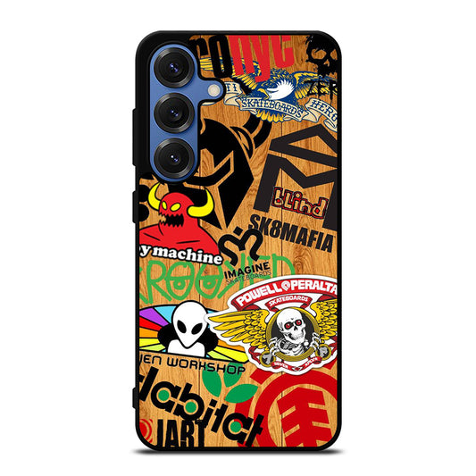 TOY MACHINE STICKER SKATEBOARD Samsung Galaxy Case Cover