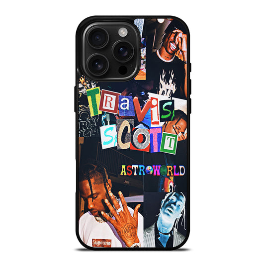 TRAVIS SCOTT RAPPER COLLAGE iPhone Case Cover