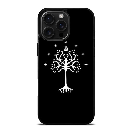 TREE OF GONDOR BLACK AND WHITE iPhone Case Cover