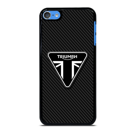 TRIUMPH MOTORCYCLE CARBON LOGO iPod Touch Case Cover