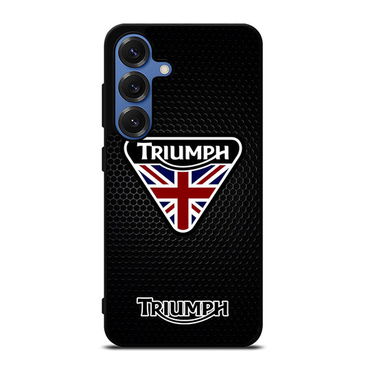 TRIUMPH MOTORCYCLE METAL LOGO Samsung Galaxy Case Cover