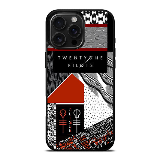 TWENTY ONE PILOTS BLURRYFACE iPhone Case Cover