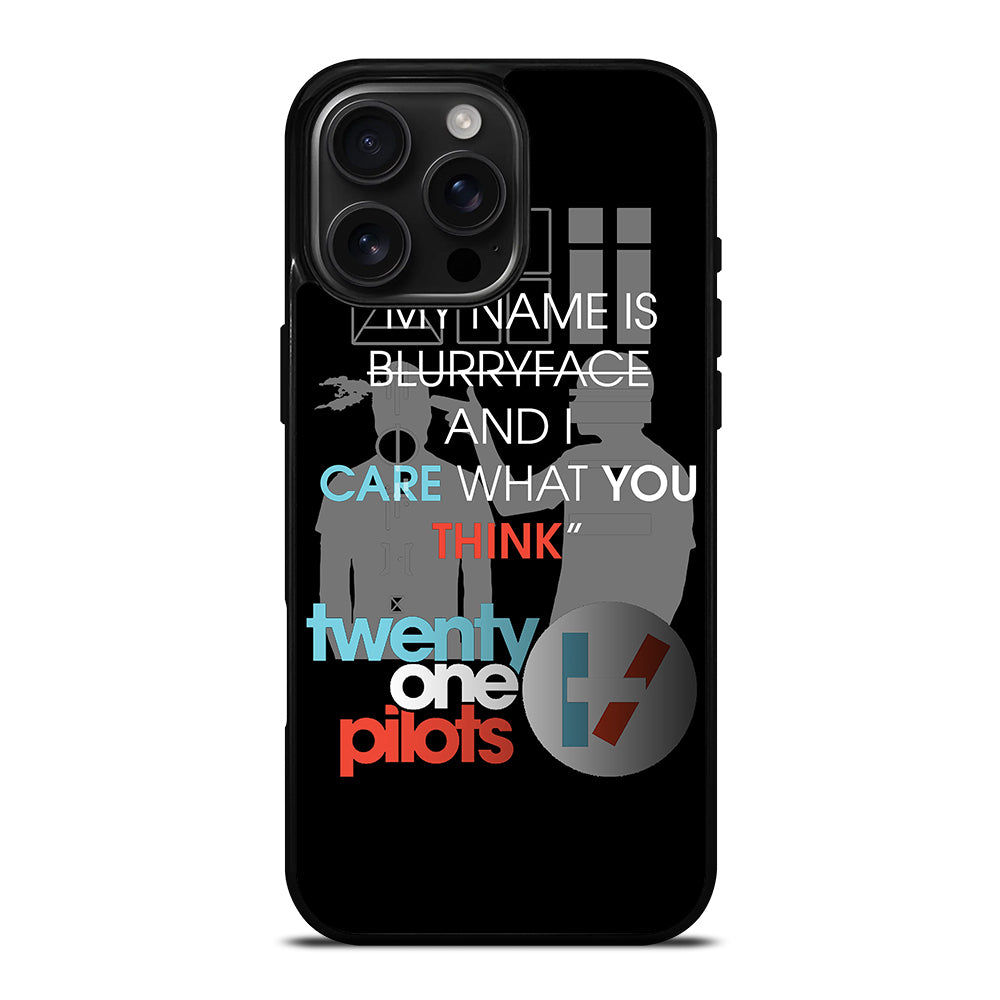 TWENTY ONE PILOTS SHOOT LYRICS iPhone Case Cover