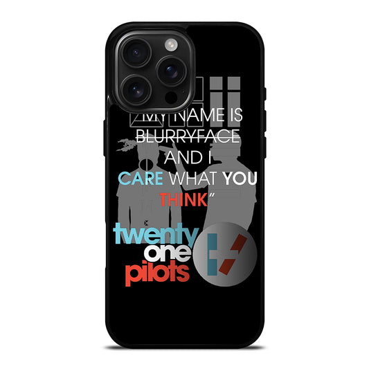 TWENTY ONE PILOTS SHOOT LYRICS iPhone Case Cover