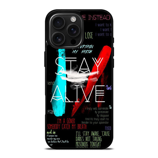 TWENTY ONE PILOTS STAY ALIVE LYRICS iPhone Case Cover