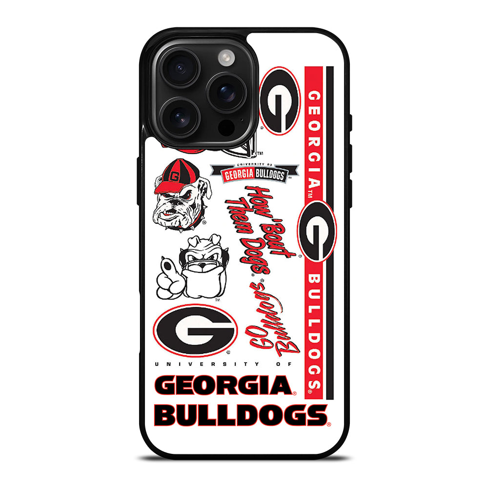 UGA GEORGIA BULLDOGS COLLAGE iPhone Case Cover