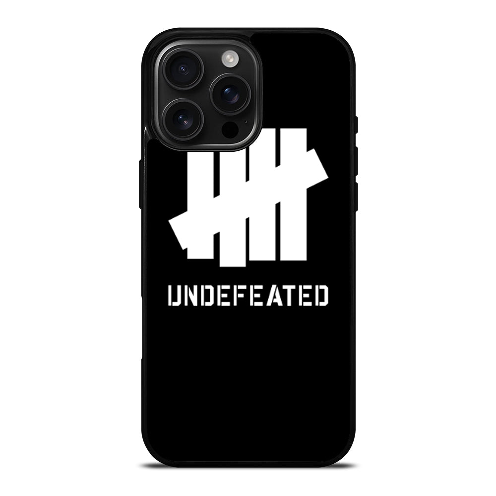 UNDEFEATED BLACK LOGO iPhone Case Cover