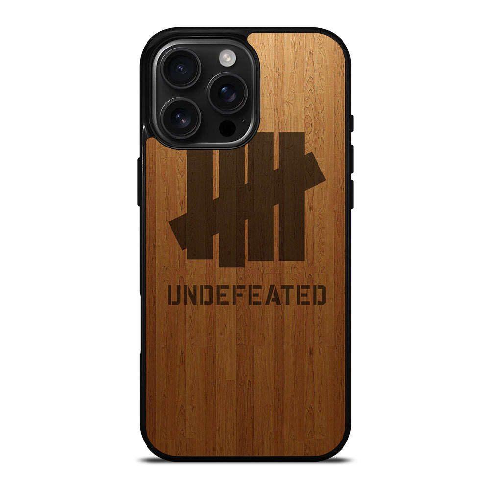 UNDEFEATED WOODEN iPhone Case Cover