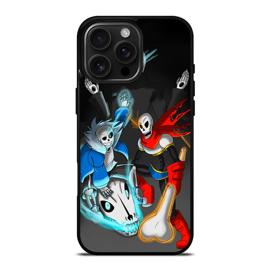 UNDERTALE PAPYRUS AND SANS ART iPhone Case Cover