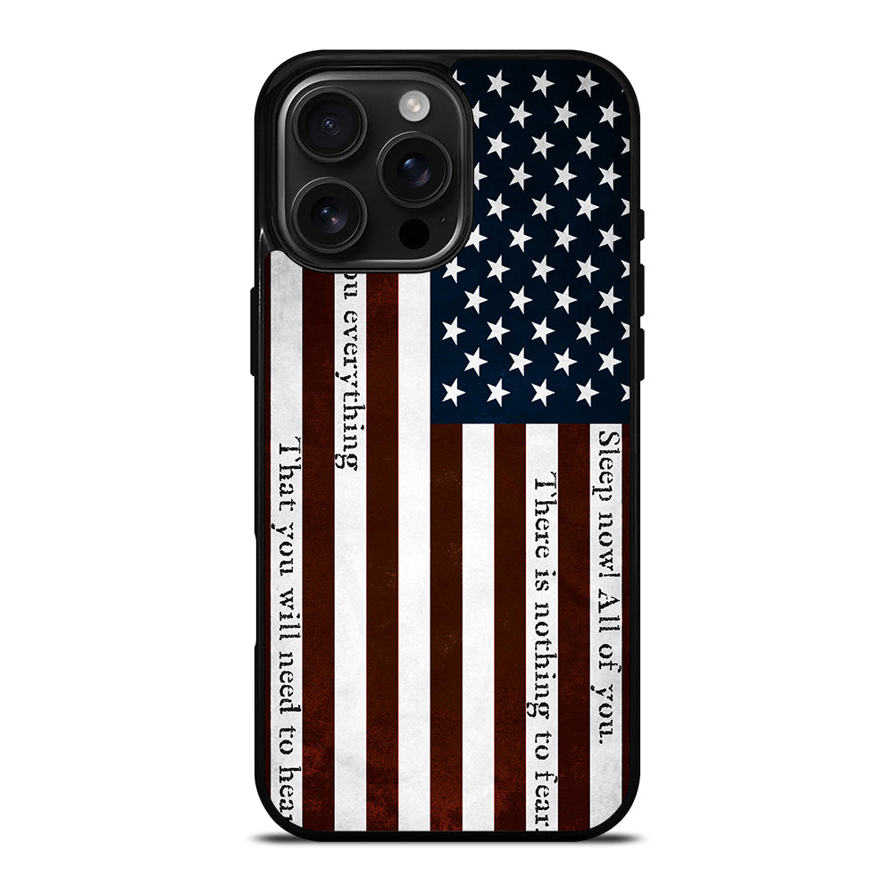 USA RED QUOTES iPhone Case Cover