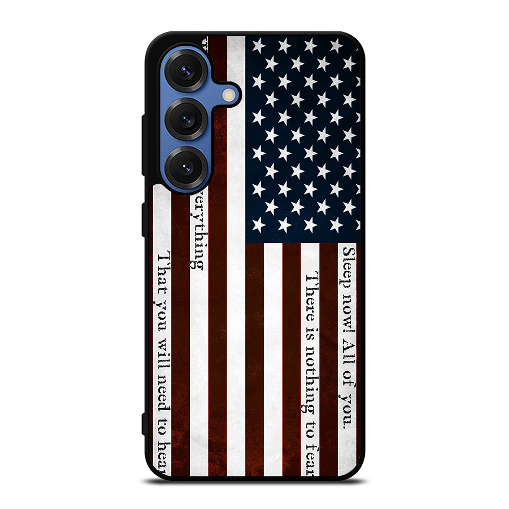 USA RED QUOTES Samsung Galaxy Case Cover