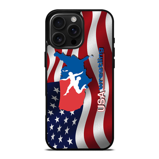 USA WRESTLING FLAG LOGO iPhone Case Cover