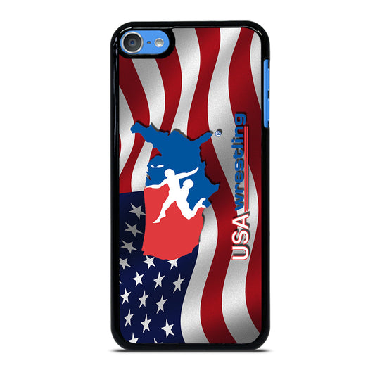 USA WRESTLING FLAG LOGO iPod Touch Case Cover
