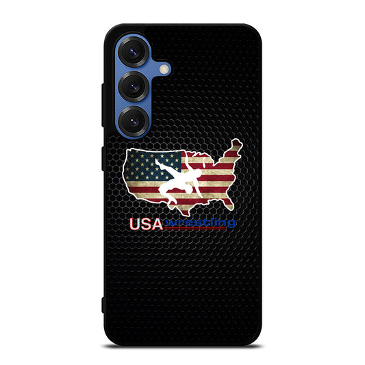 USA WRESTLING METAL LOGO Samsung Galaxy Case Cover