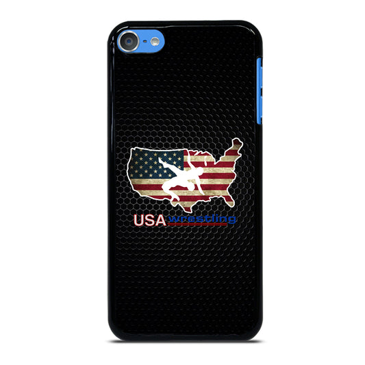 USA WRESTLING METAL LOGO iPod Touch Case Cover